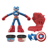 Play-Doh Marvel Captain America Stempelschild – Modelliermasse