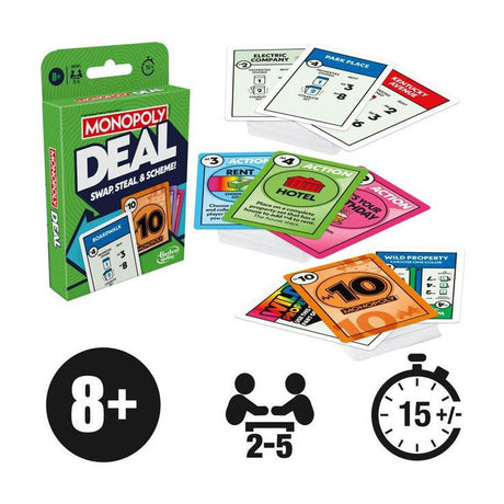 Monopoly deal kaartspel - belgische editie