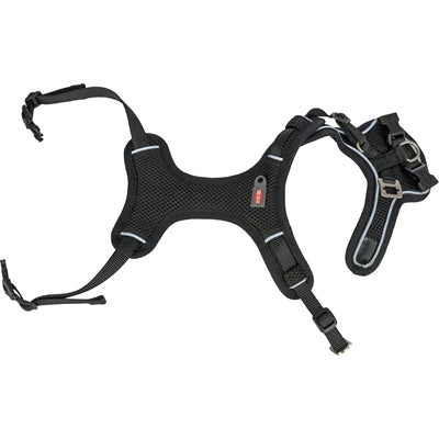 Trixie Hundegeschirr Premium Flexmesh breite Brust schwarz