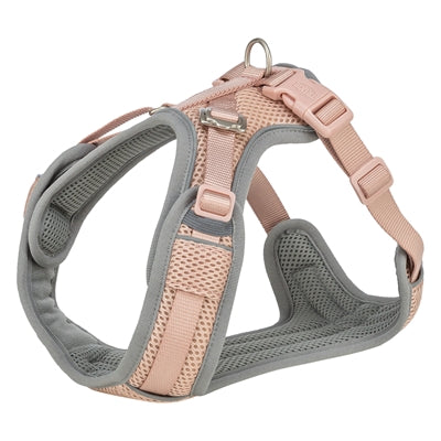 Trixie Hundegeschirr Premium Flexmesh, breiter Brustbereich, Blush Pink