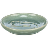 Trixie Katzenfutternapf Katze Relief Keramik Blau