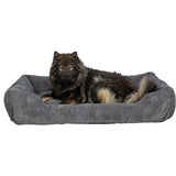 Trixie Hundebett Jonna Vital Rippstoff dunkelgrau