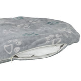 Trixie Hundekissen Jimmy Soft oval hellgrau