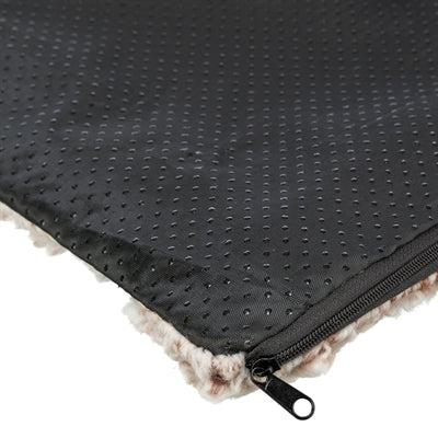 Trixie Calida Liegematte mit wärmereflektierender weißbrauner Füllung