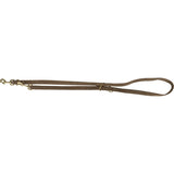 Trixie Hundeleine reines verstellbares Leder braun