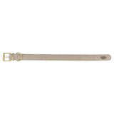 Trixie Hundehalsband reines Leder hellgrau