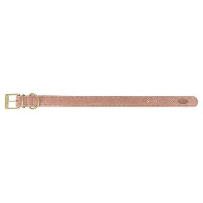Trixie Hundehalsband reines Leder rosa