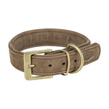 Trixie Hundehalsband reines Leder braun