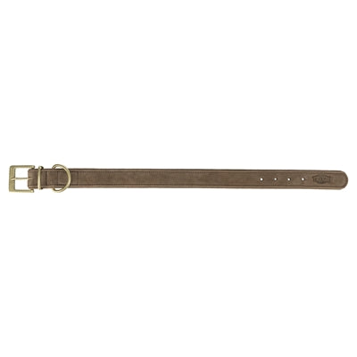Trixie Hundehalsband reines Leder braun