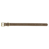 Trixie Hundehalsband reines Leder braun