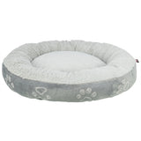 Trixie Hundebett Jimmy Soft rund hellgrau