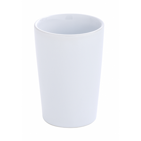 Wenko 1064995 - tandenborstelbeker coni keramiek wit | 4 stuks