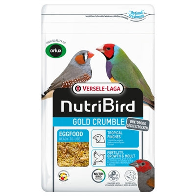 Nutribird Gold Crumble Trockeneifutter für tropische Vögel