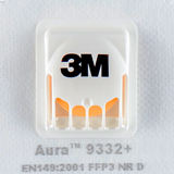 3m aura comfort cool flow stofmasker, ffp3, met ventiel, pak van 5 stuks