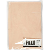 Creativ Company Hobbyfilz hellbeige A4, 10 Blatt