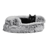 Croci Sofa Katzenkorb zweifarbig schwarz