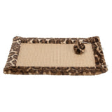 Trixie Kratzmatte Leo Leopardenmuster braun
