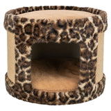 Trixie Kratztonne Leo-Leopardenmuster braun