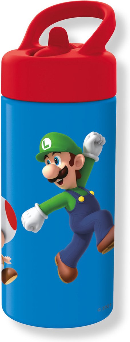 Super mario drinkfles, bros - 410 ml - polypropyleen