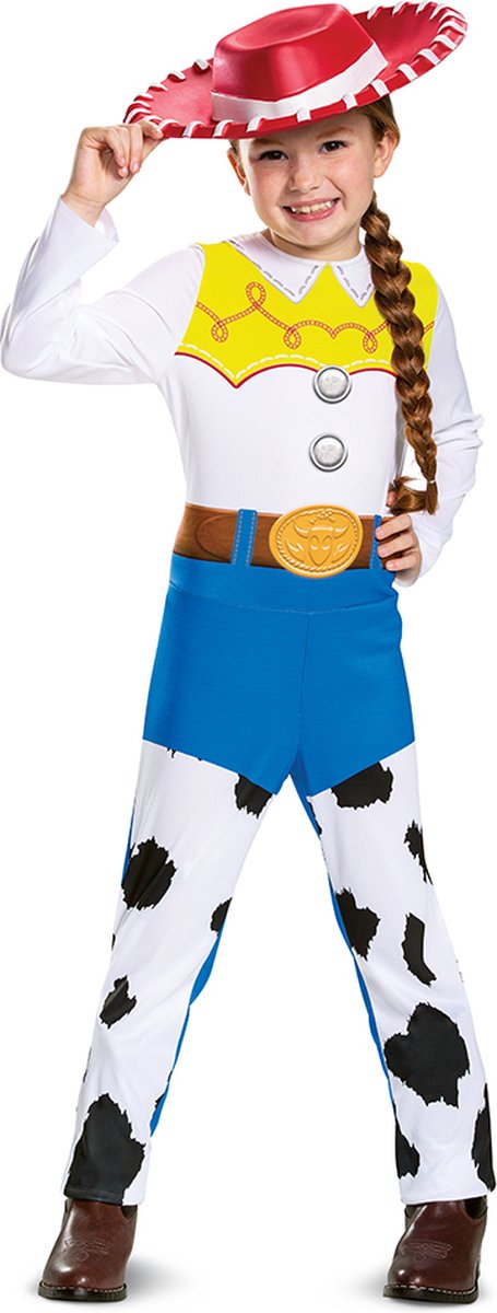 Verkleidung Disney – Toy Story 4, Kostüm Jessie Classic, Größe M (7–8 Jahre), Mädchen