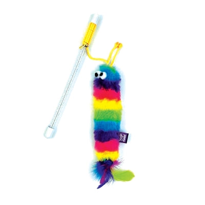 Happy Pet Tabby Patch Katzenstab Regenbogen sortiert