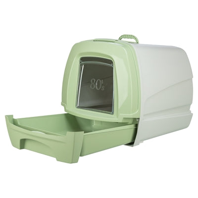 Trixie Easydraw Katzentoilette mit graugrüner Schublade