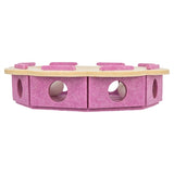 Trixie Hole'n'Roll Blumenfilz rosa beige
