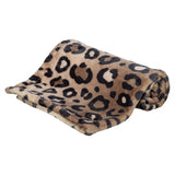 Trixie hondendeken leo softpluche panterprint bruin