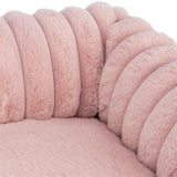Trixie hondenmand lonni hoekig ribfluweel roze
