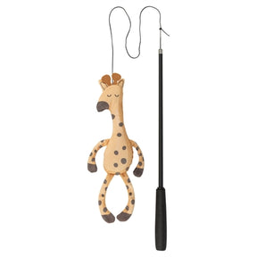 Trixie Katzenrute Teleskop Großkatzen mit Giraffe Braun