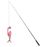 Trixie kattenhengel telescopisch grote katten met flamingo roze