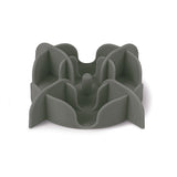 Zolux slowfeeder inzet stuk voor voerbak silicone grijs