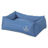 Zolux hondenmand 4 seasons waterafstotend polyester hoekig blauw