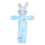 Zolux furry farm ezel hassan pluche met touw blauw