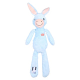 Zolux furry farm ezel hassan pluche met touw blauw