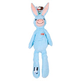 Zolux furry farm ezel hassan pluche met touw blauw