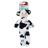 Zolux furry farm koe isache pluche met touw wit zwart