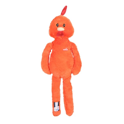 Zolux furry farm haan brock pluche met touw oranje