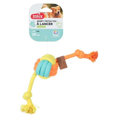 Zolux flostouw twist met touwbal meerkleurig