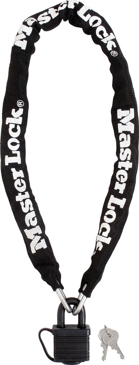 Masterlock Kettenschloss – Vorhängeschloss – Kettenschloss mit Vorhängeschloss – 90 cm – 8390dpro