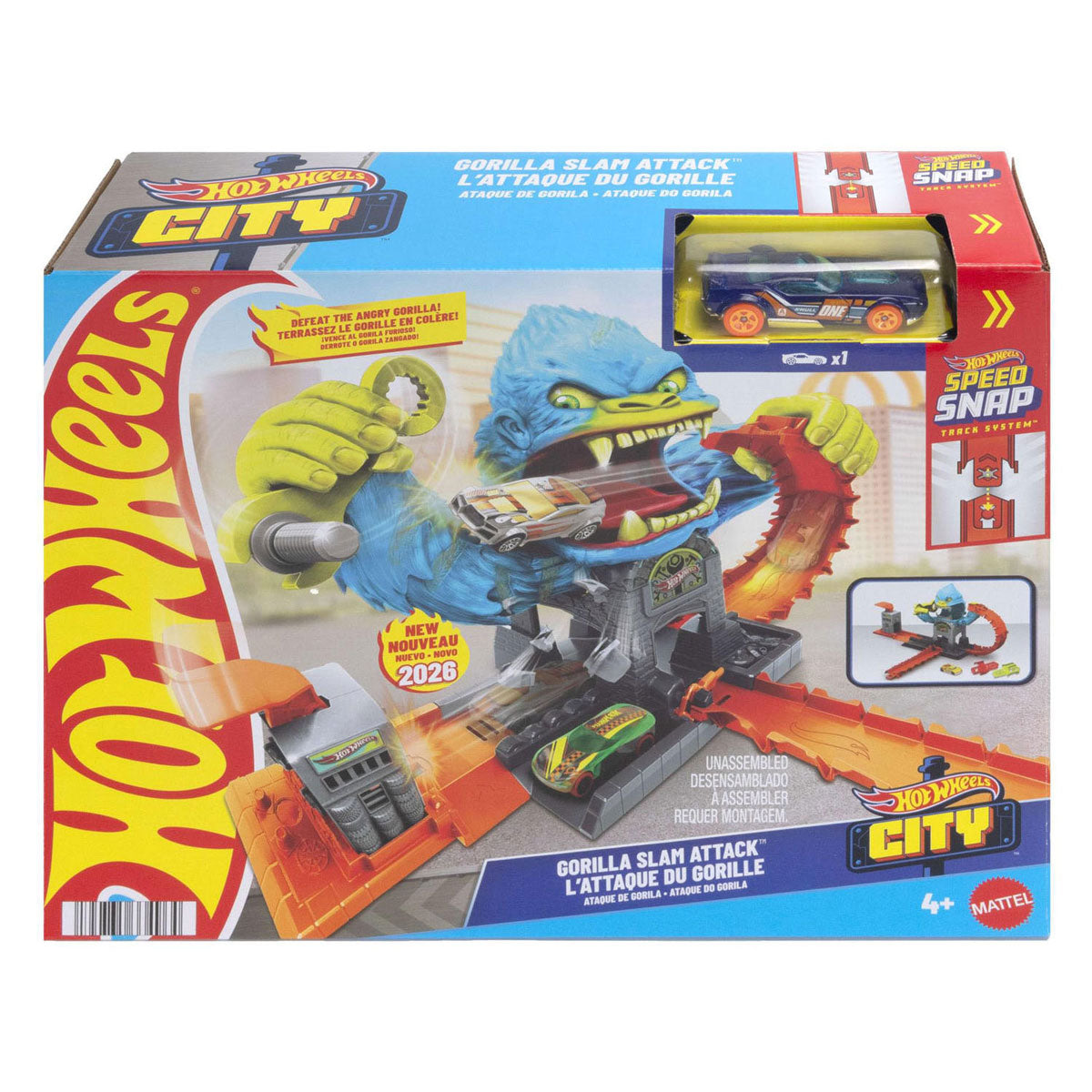 Hot Wheels Gorilla Attack Spielset