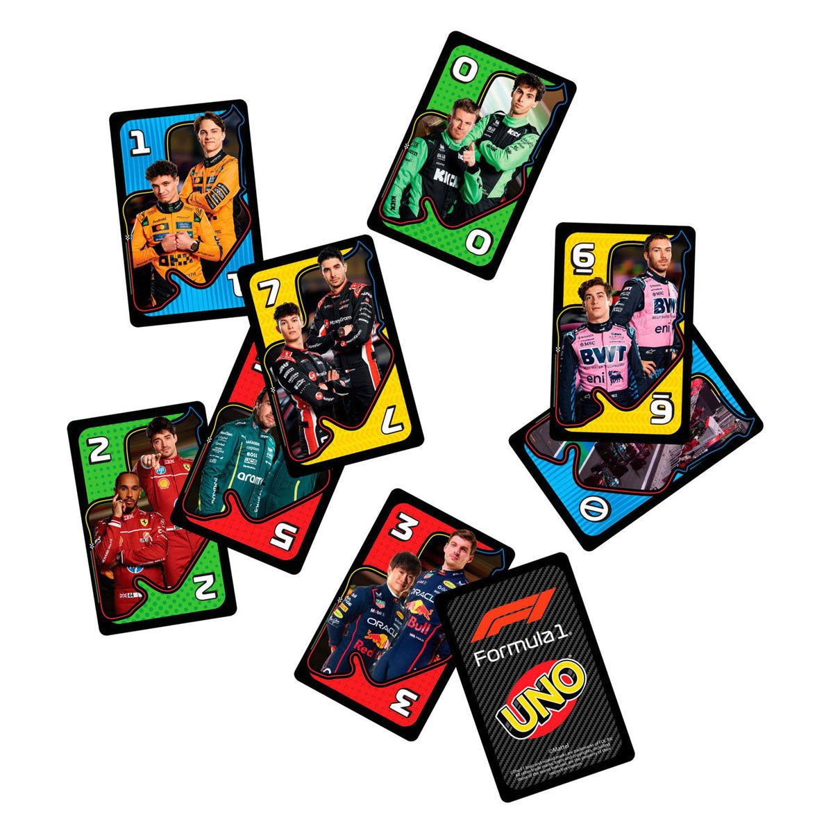 Mattel Games Uno F1 – Kartenspiel