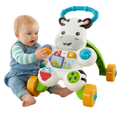 Fisher Price geht mit meinem Zebra spazieren