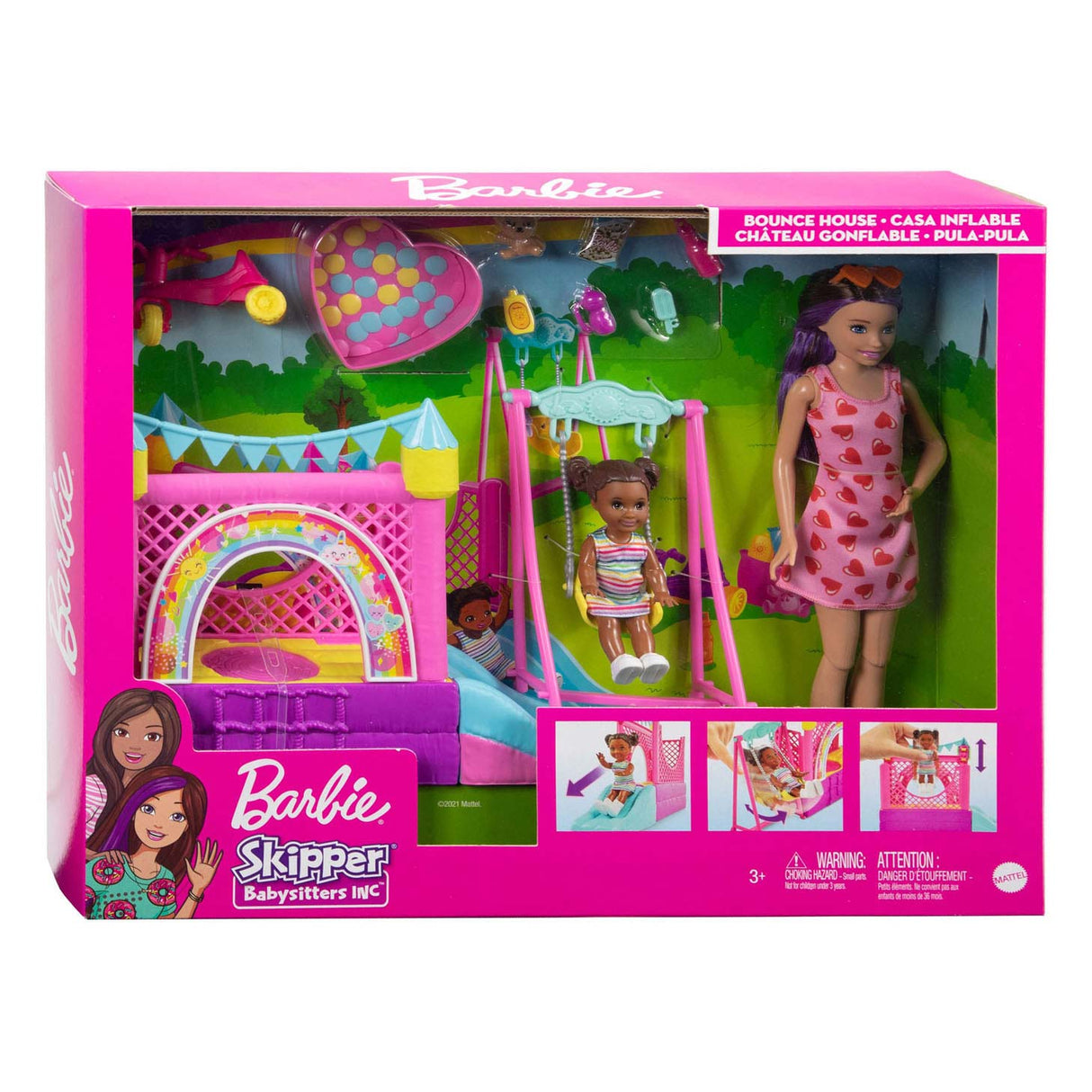 Mattel Barbie Skipper Spielset mit Geschichtenerzählpuppe