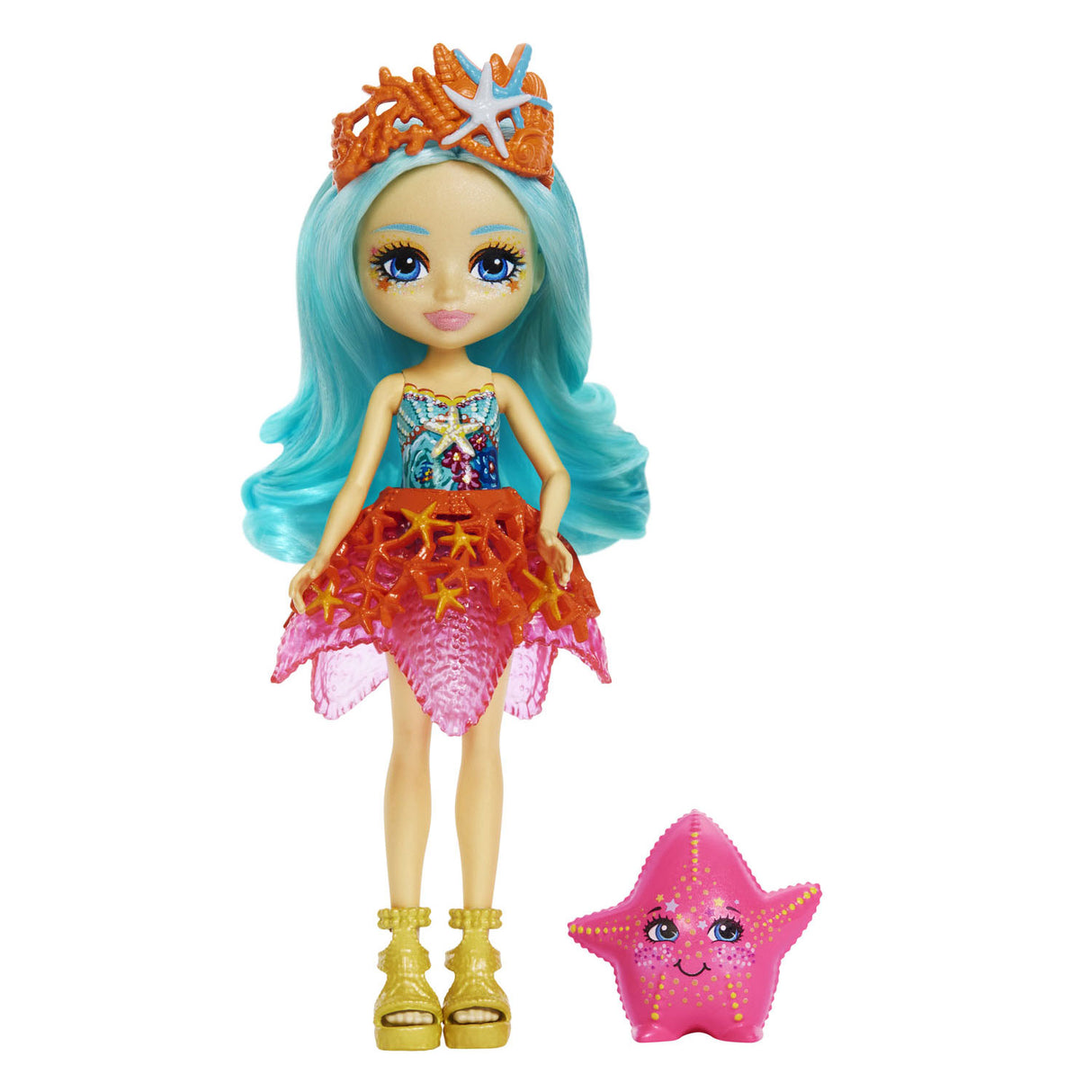 Mattel Enchandimals Ocean Kingdom Starria Starfish Beamy