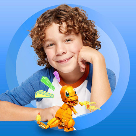 Mega Construct Pokemon-Bauset – Charmander – 180 Teile.