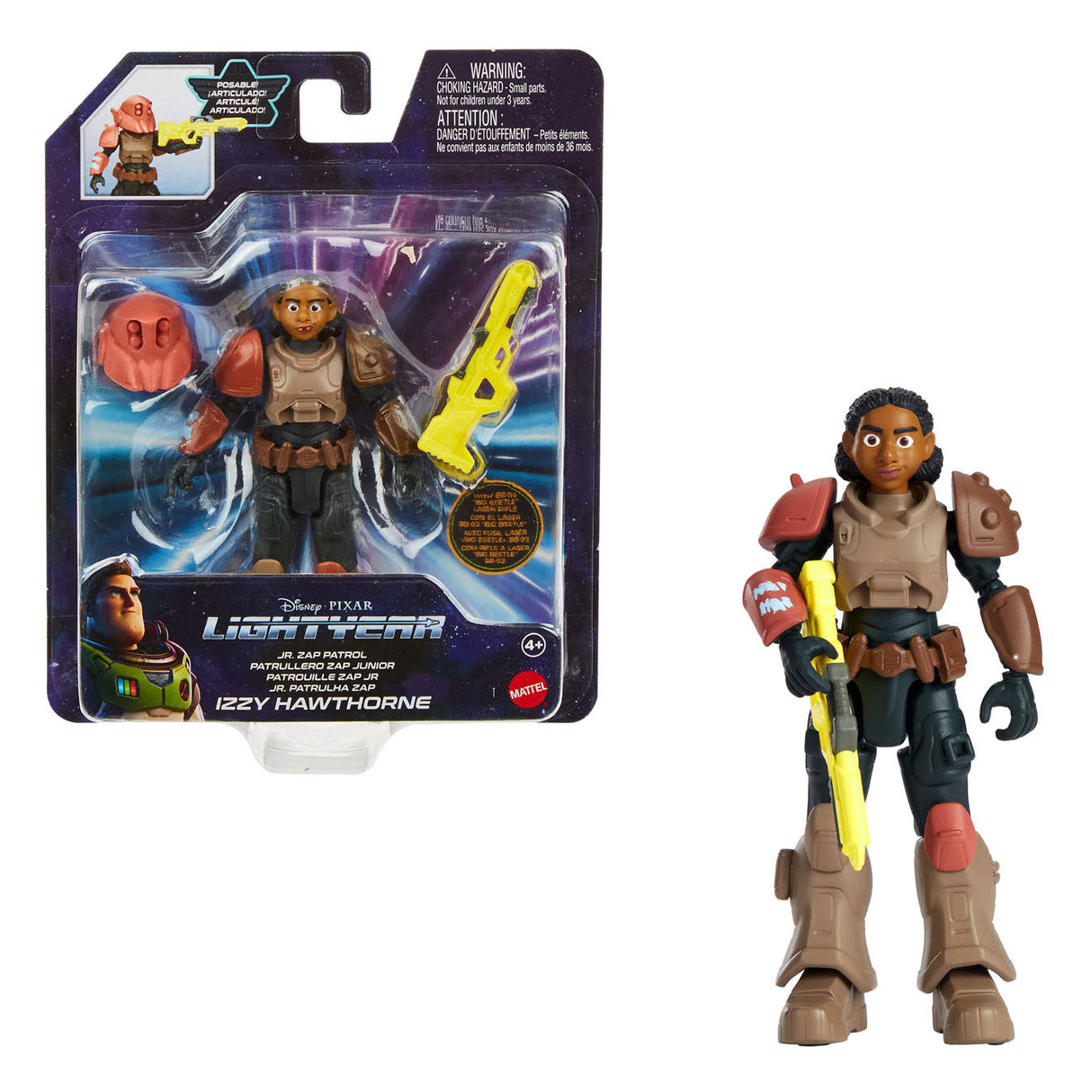 Disney Pixar Lightyear Jr. Zap Patrol Izzy Play Figur