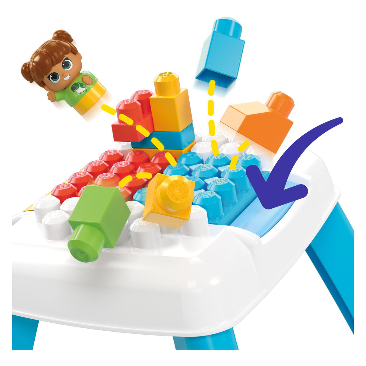 Mega bloks build 'n tumble bouw tafel