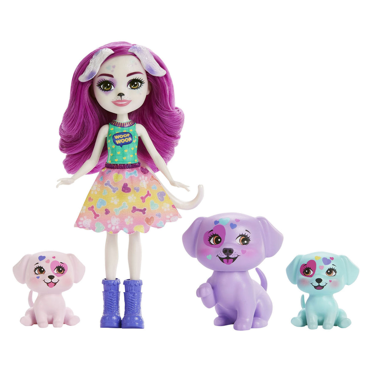 Mattel Enchantimals City Tails Pop z živalskimi prijatelji