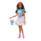 Mattel my first brunette with kitten